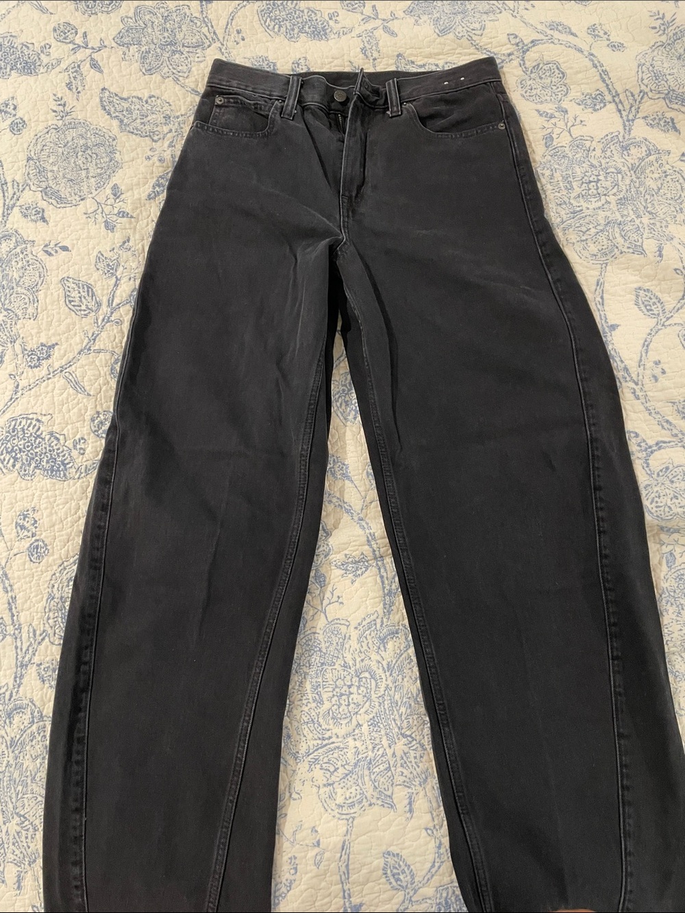 Gap full length barrel jeans, high-rise